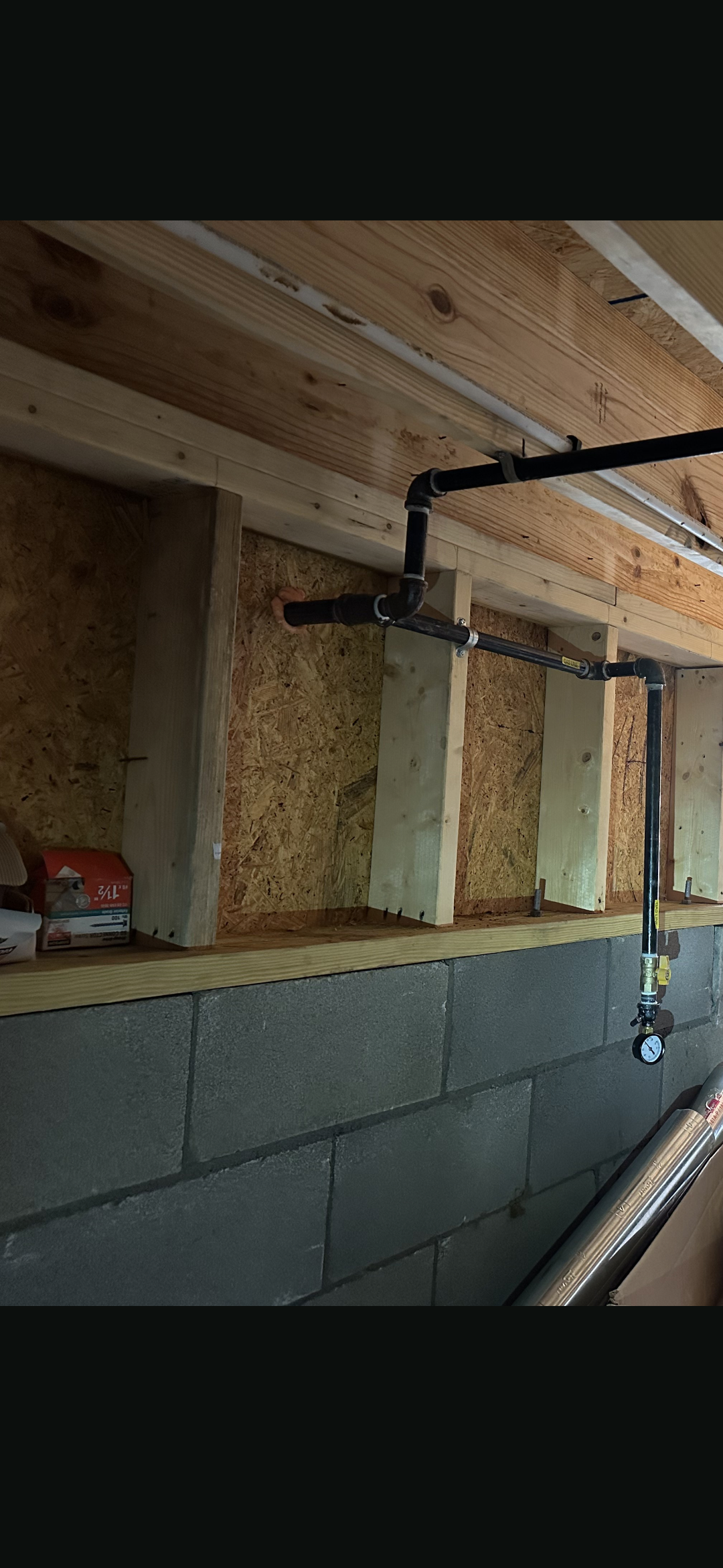 Gas piping installation in Asheville North Carolina